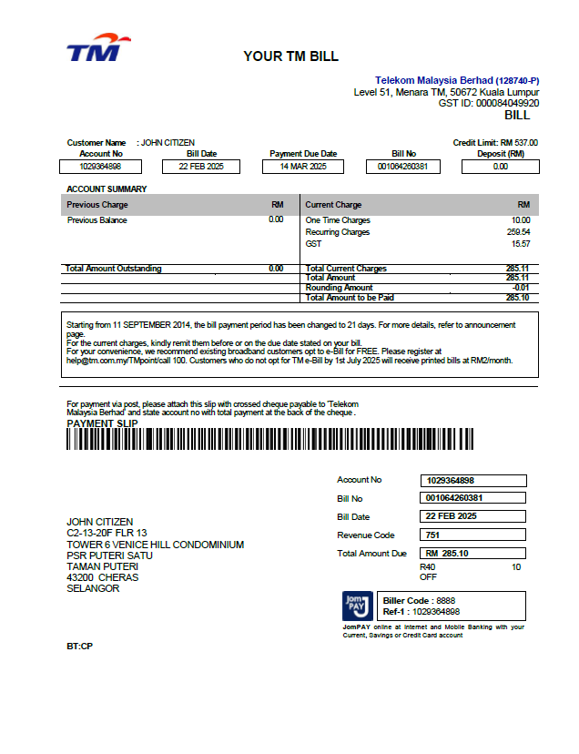  Minol USA business utility bill 